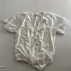 Abercrombie and Fitch Blouse Bodysuit Large